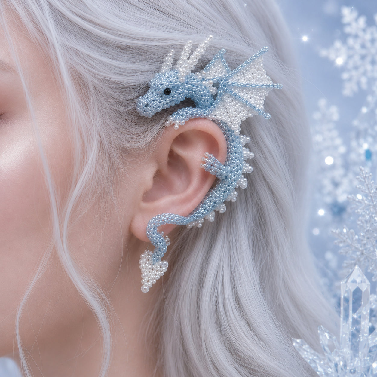 DIY Beaded Dragon Ear Cuff Kit