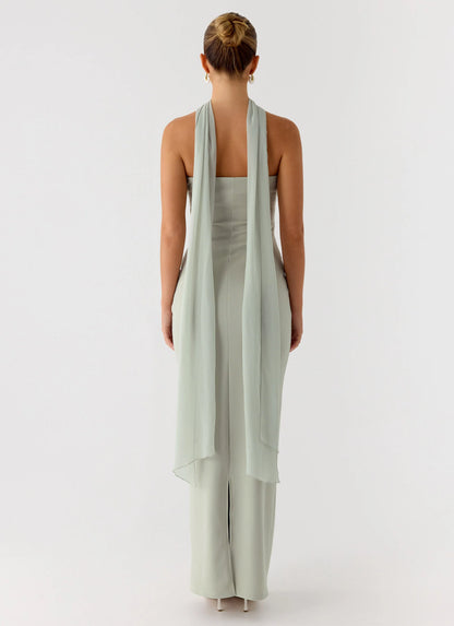 Libra Maxi Dress - Pastel Sage