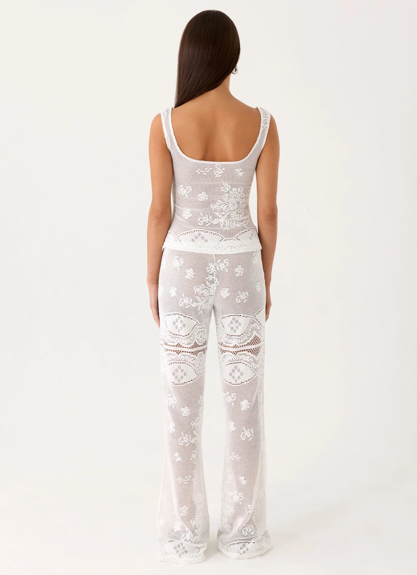 Bosten Low Rise Pants - White