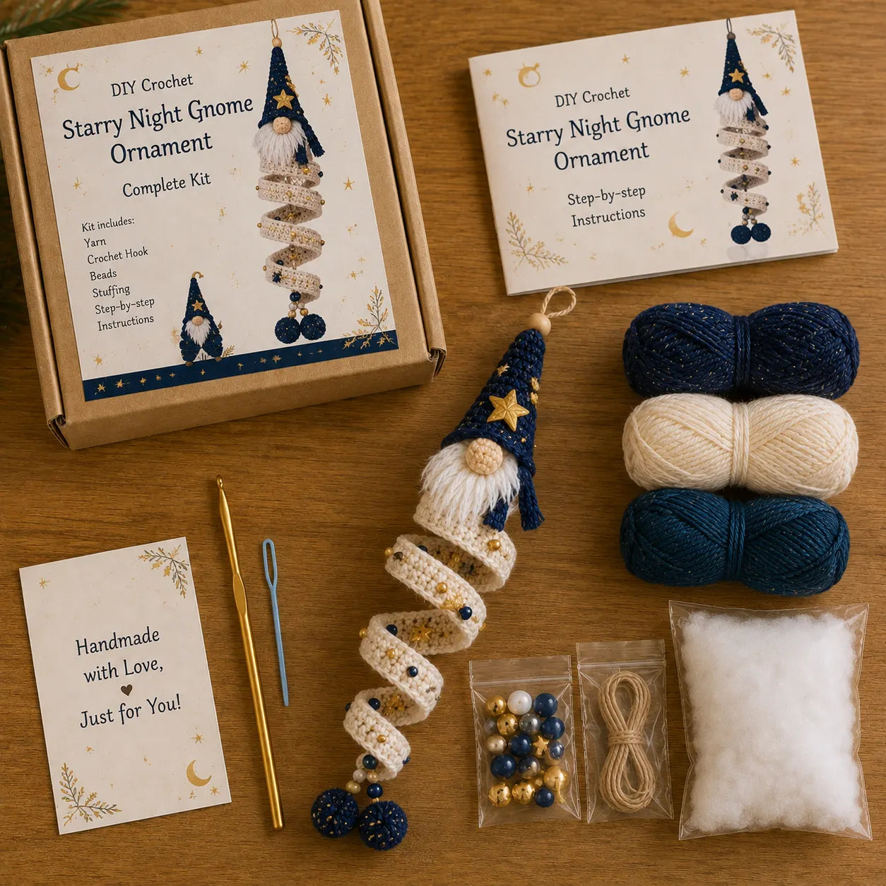 🎄DIY Crochet Gnome Ornament Collection🎉The joy of handicrafts awaits your exploration❤️