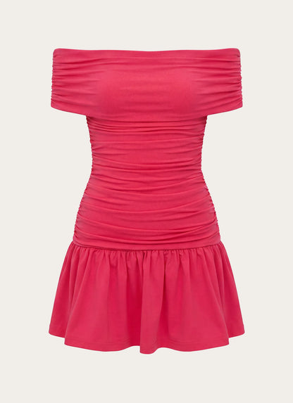 Aurenis Mini Dress - Fuchsia