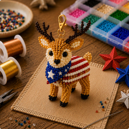 3D DIY Animal Beading Kit Pendant