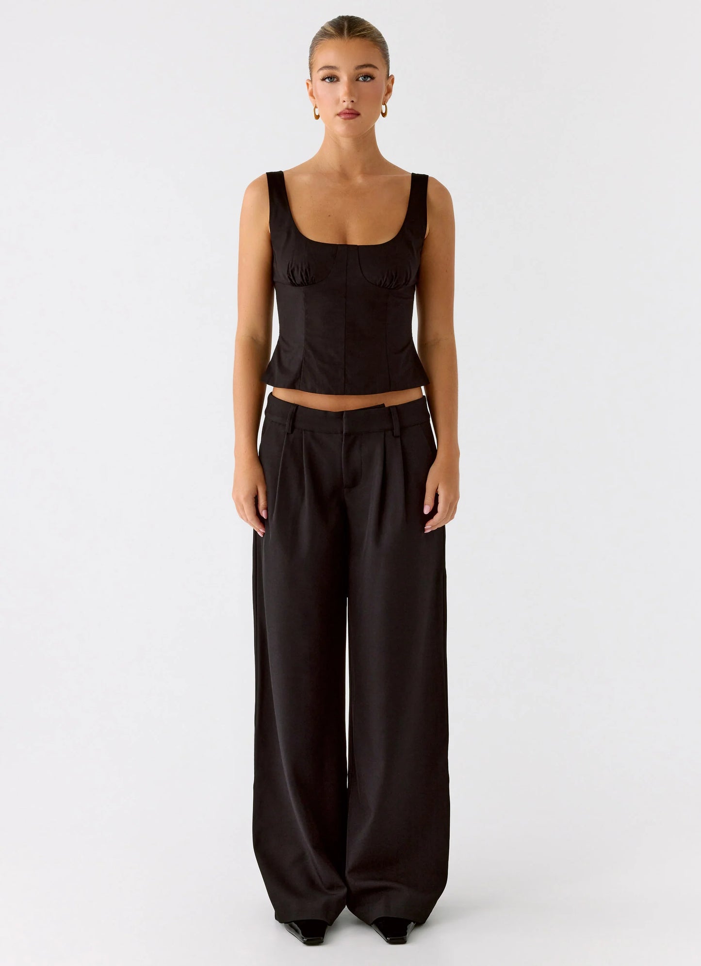 Samuel Low Rise Suiting Pants - Black