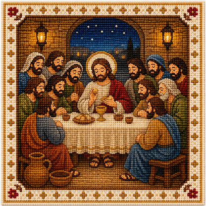 Peaceful Nativity Beaded Art DIY Kit