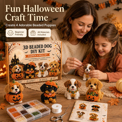 3D Halloween Dog DIY Art Set