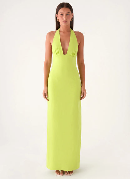 Feyric Maxi Dress - Apple Green