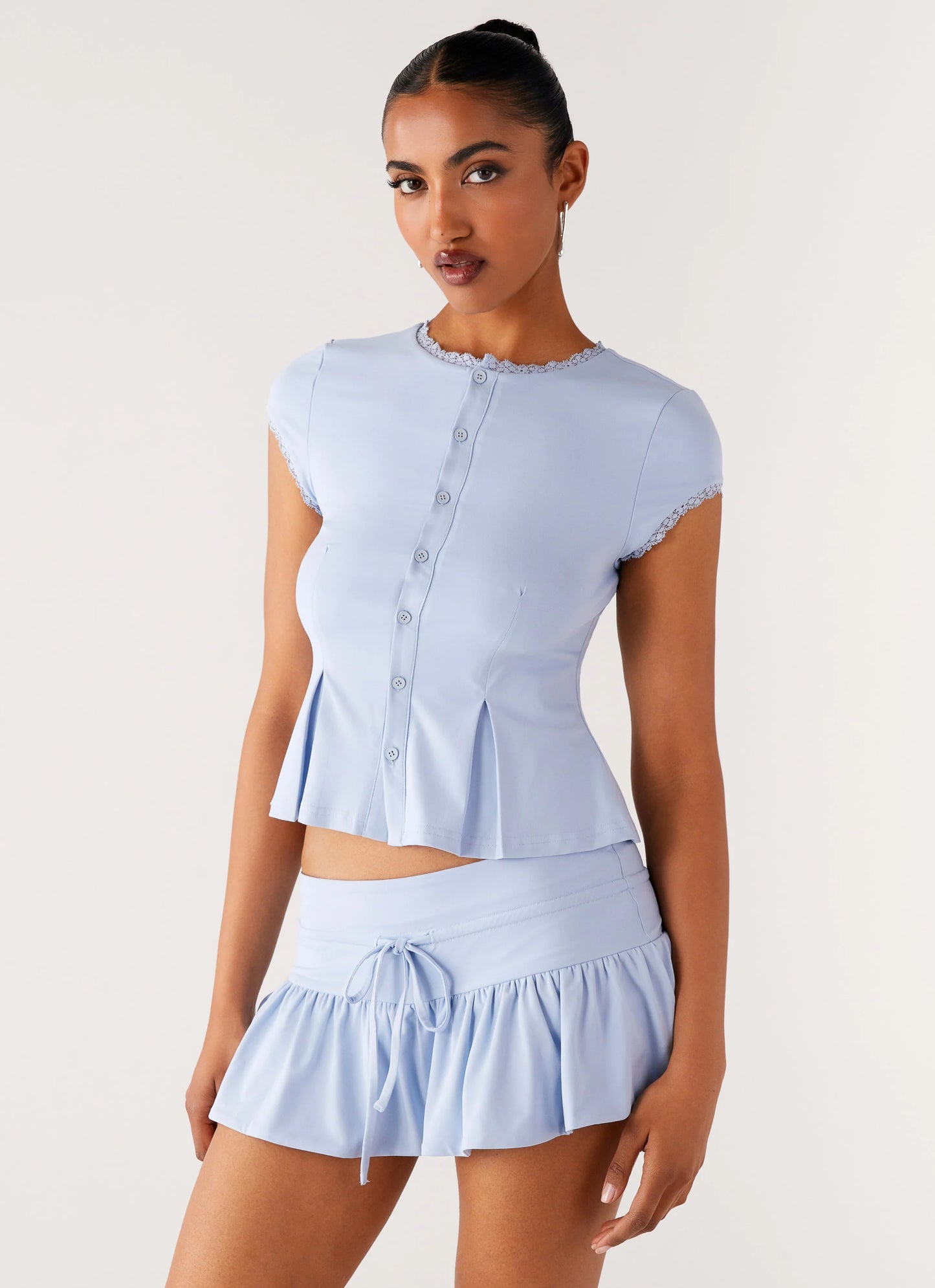 Landon Mini Skort - Blue