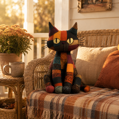 Ember Moon Patchwork Cat