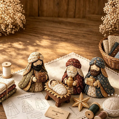 ✨DIY Patchwork Nativity Scene Sewing Kit