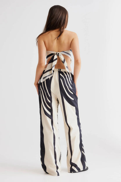 SNDYS Alba Pant Black Print
