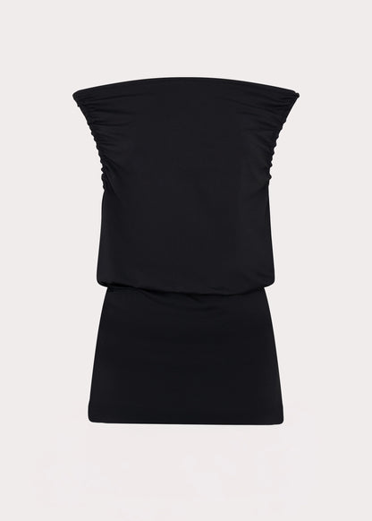 Bonnie Off Shoulder Mini Dress - Black