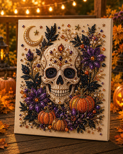 Last Day 49% OFF –  Halloween Pearl Art DIY Kit – Turn Tiny Pearls into Spooky-Cute Magic