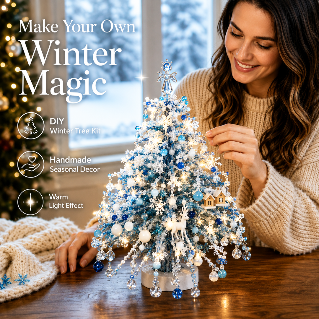 ✨Want unique holiday decor no one else has? Make your own Mini Beaded Christmas Tree🎄