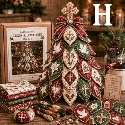 ✝️Religious-Themed Beaded & Quilted Christmas Tree DIY Kit