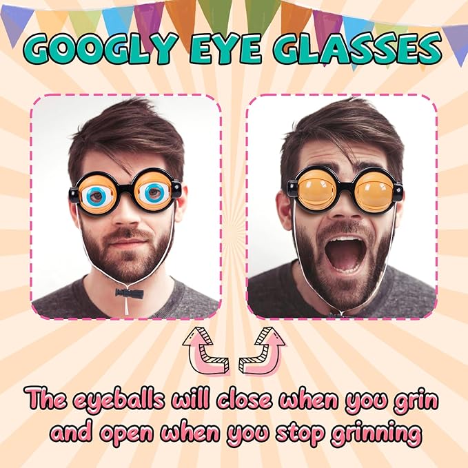 🏆Flash Sale💥Funny Glasses with Winking Eye Mechanism
