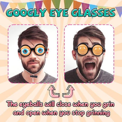 🏆Flash Sale💥Funny Glasses with Winking Eye Mechanism