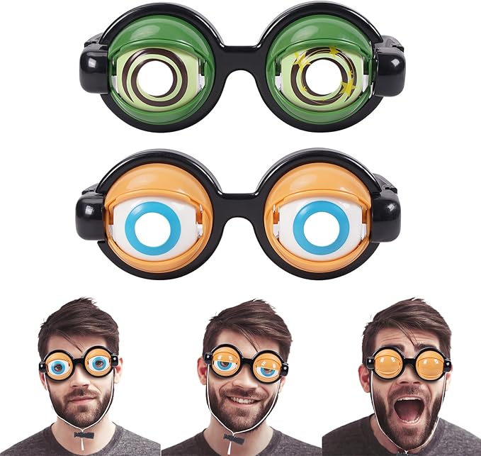 🏆Flash Sale💥Funny Glasses with Winking Eye Mechanism