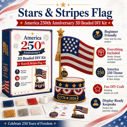 🔥LAST DAY 50% OFF - America 250th Anniversary 3D Beaded DIY Kit