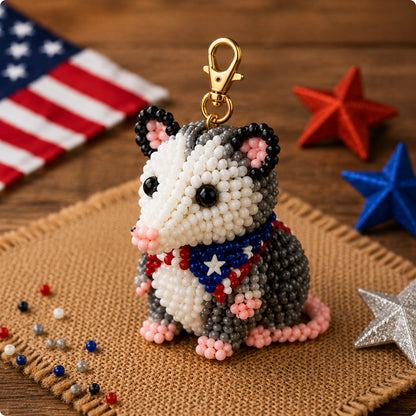 3D DIY Animal Beading Kit Pendant