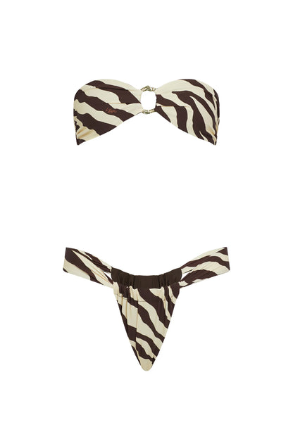 VDM The Label Bailey Zebra Reversible Bandeau