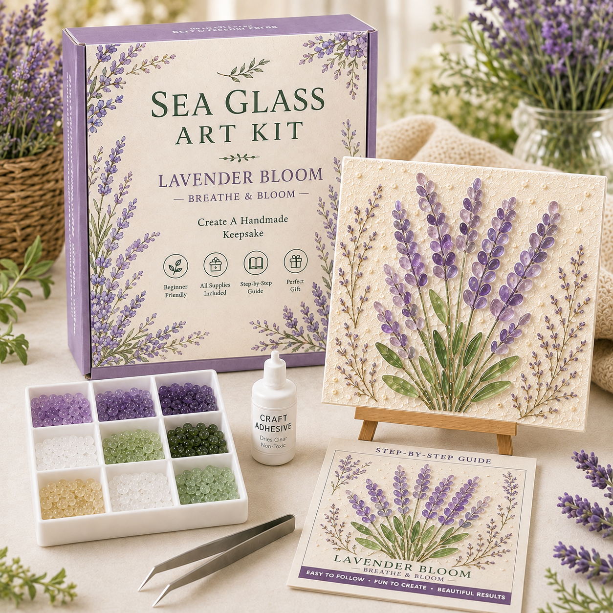 Bloom & Garden Sea Glass Art Kit Collection 🌸