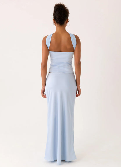 Bridgeta Maxi Skirt - Blue