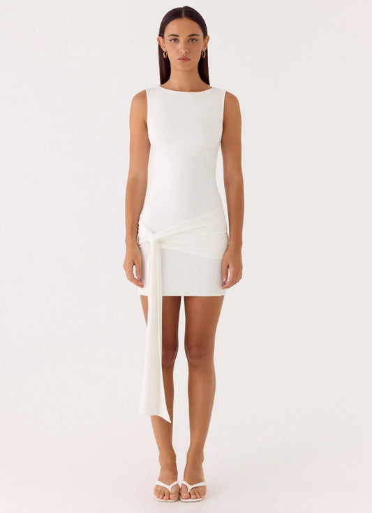 Everly Mini Dress - White