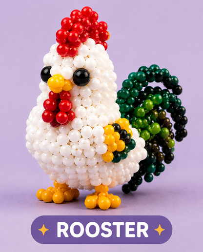 🔥 Last Day 57% OFF ✨ 12 Zodiac Beaded Animals DIY Kit
