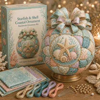 🌊Ocean Treasures Patchwork Ornament DIY Kit