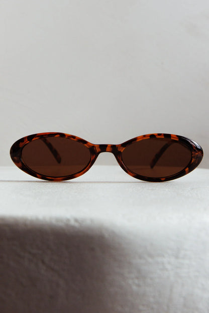 Higher Power Oval Sunglasses Tort