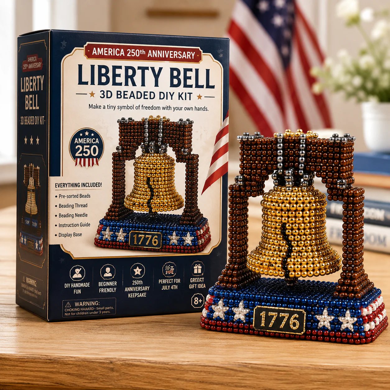 🔥LAST DAY 50% OFF - America 250th Anniversary 3D Beaded DIY Kit