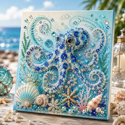 The Perfect Ocean Lover Gift Ocean Theme Pearl Art DIY Kit