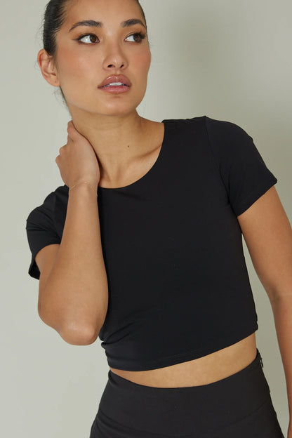 Grammercy Short Sleeve Top Black
