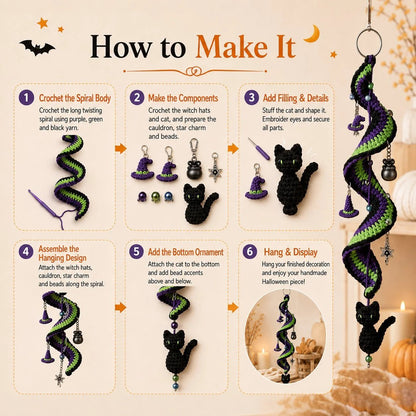 🎃Enchanted Halloween Crochet Spiral DIY Kit