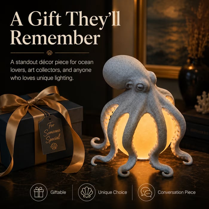 🐙Octopus Ocean Decor Table Lamp