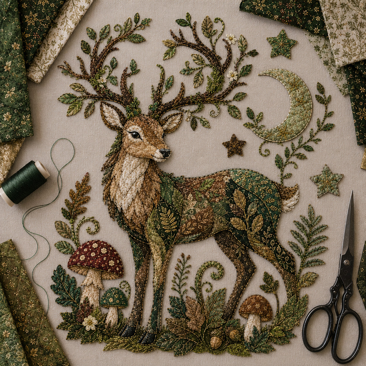 Legendary Creatures DIY Patchwork Art Kit