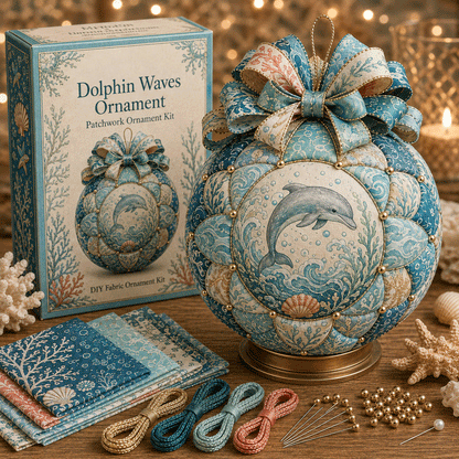 🌊Ocean Treasures Patchwork Ornament DIY Kit