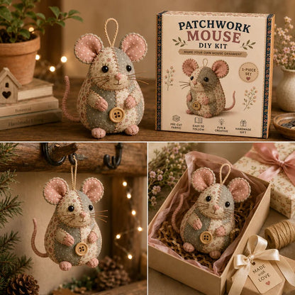 🧵DIY Patchwork Animal Kit – Create Your Own Adorable Animals