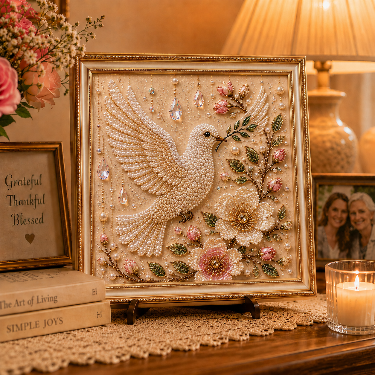 🌸 Luxury Bird Pearl Art DIY Kit