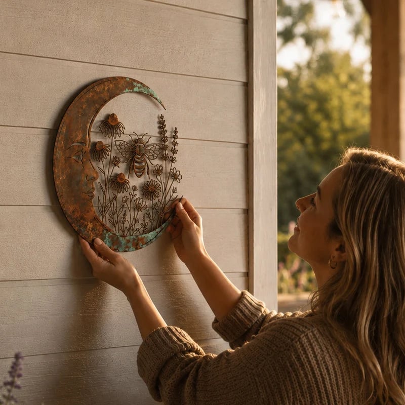 🌙Dragonfly Moon Wall Decor
