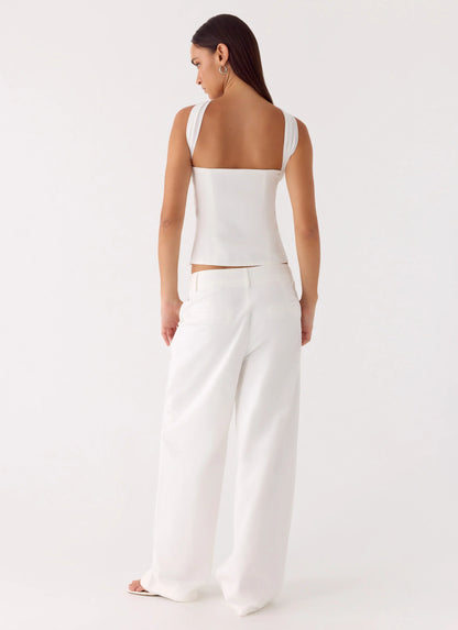 Emilia Pant - White