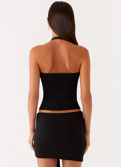 Lucent Mini Skirt - Black
