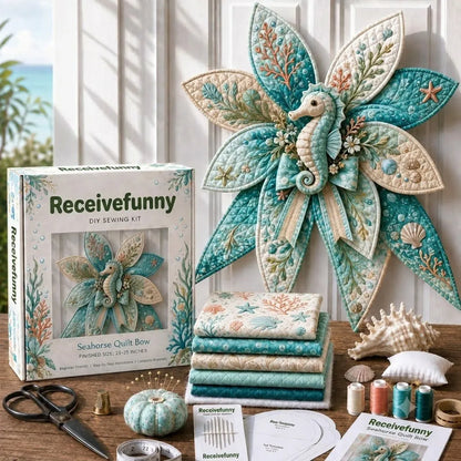 🧵🌊 Turn a few pieces of fabric into a BIG piece of coastal magic! 🐚💙