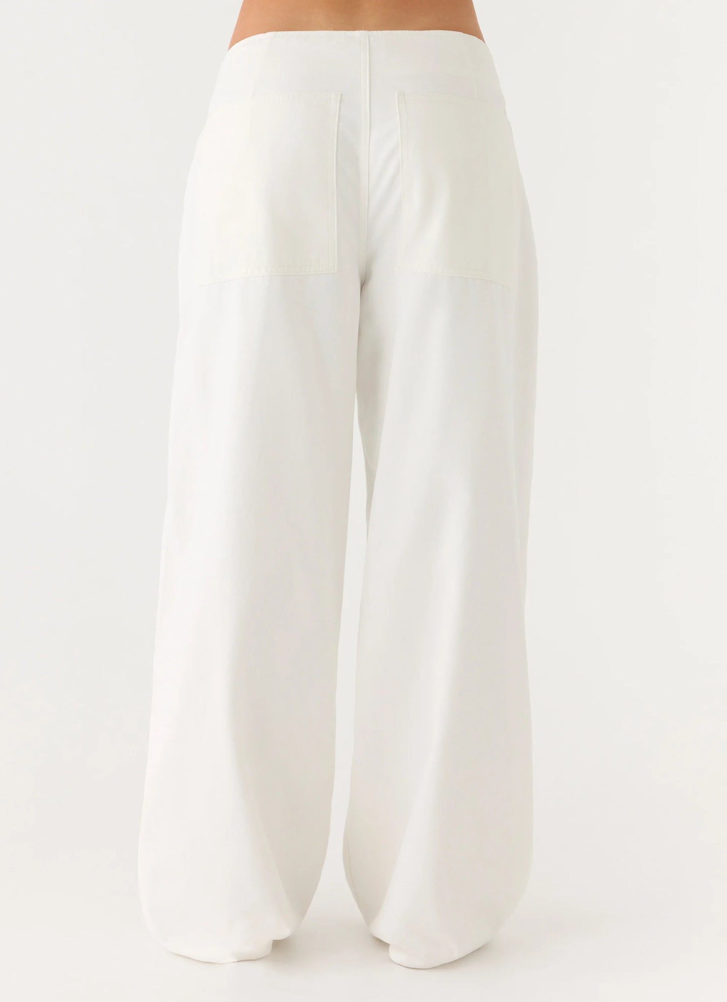 Seethal Low Rise Pants - White
