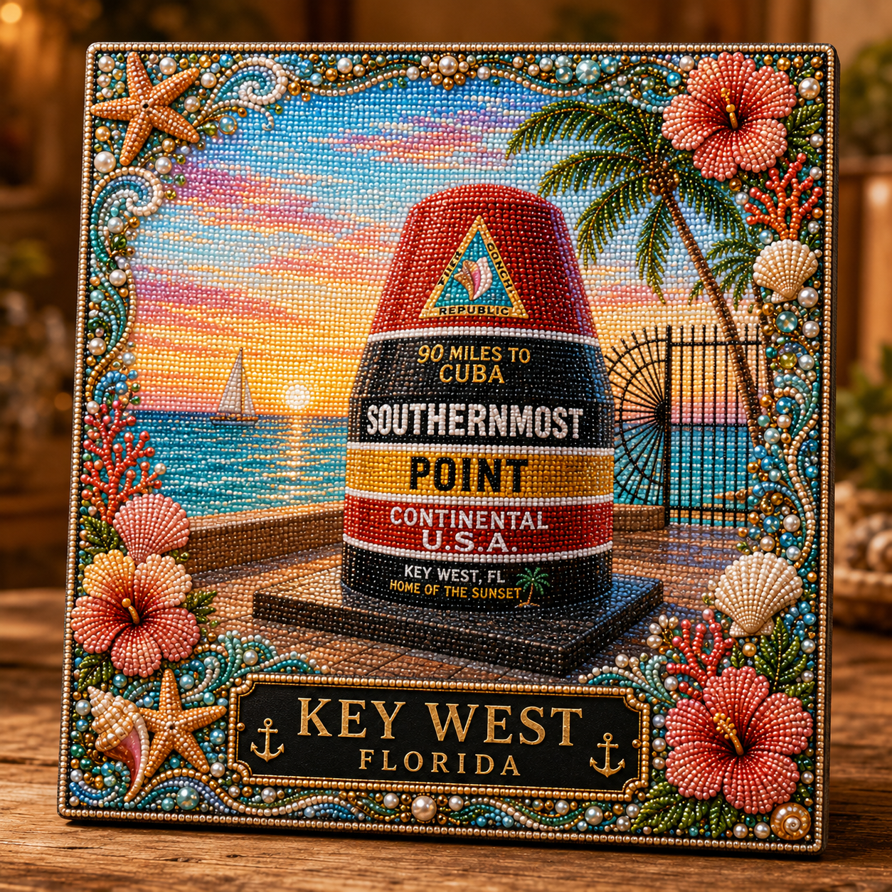 🇺🇸 Iconic American Landmarks Pearl Art Kit
