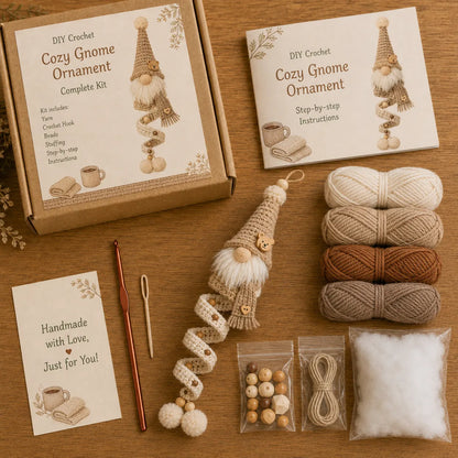 🎄DIY Crochet Gnome Ornament Collection🎉The joy of handicrafts awaits your exploration❤️