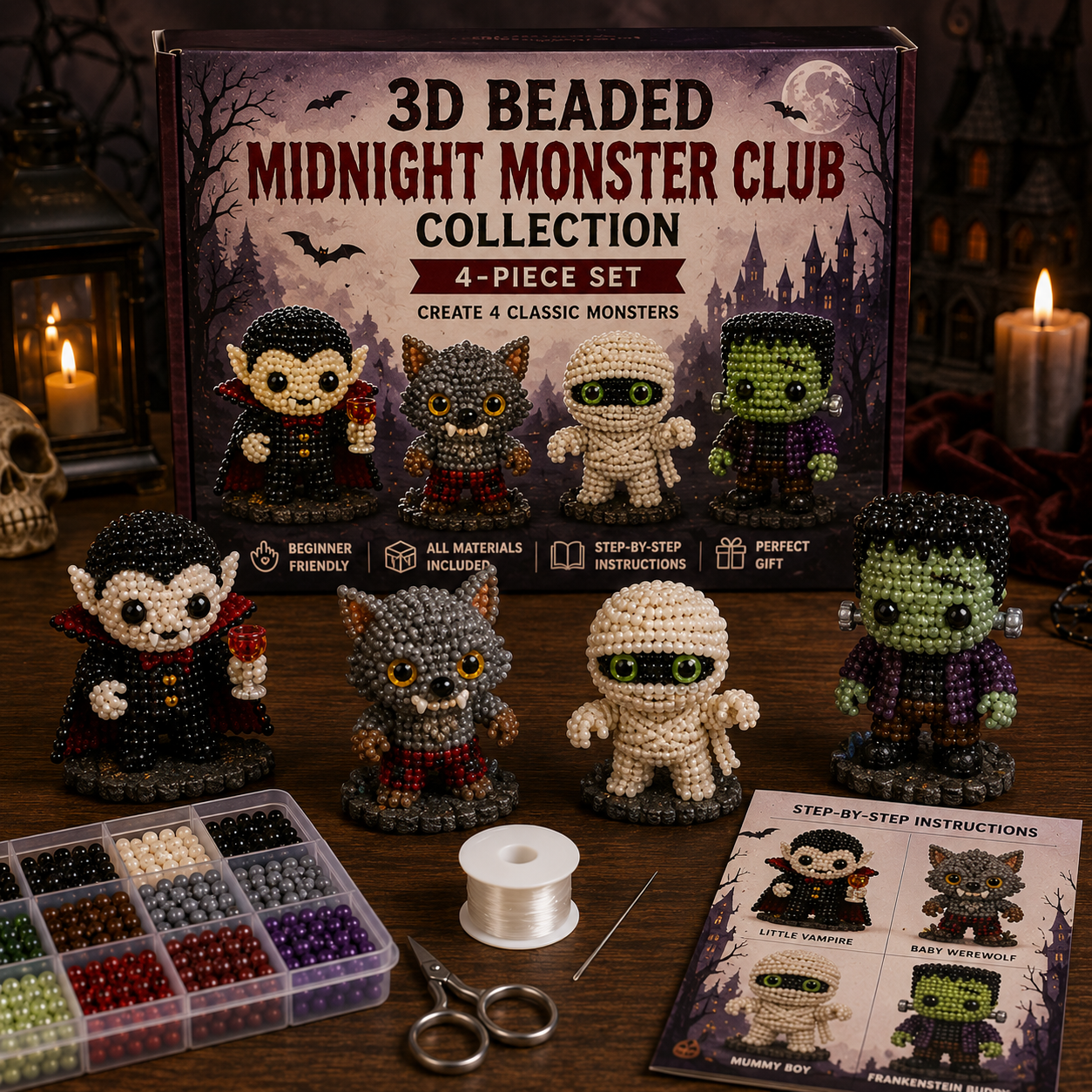 🎃Halloween Beaded Craft Friends Kit