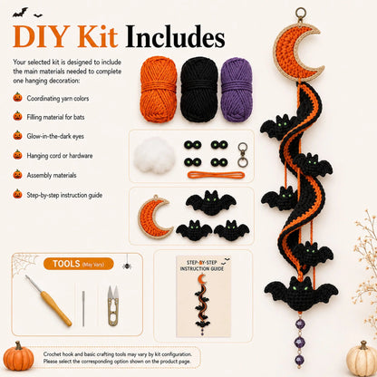 🎃Enchanted Halloween Crochet Spiral DIY Kit