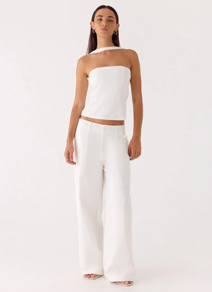 Emilia Pant - White