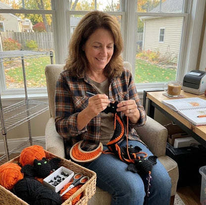 🎃Enchanted Halloween Crochet Spiral DIY Kit